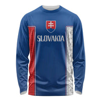 Custom Slovakia Football 2024 Go Champion Long Sleeve Shirt - Wonder Print Shop