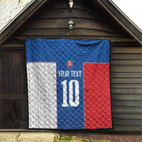 Custom Slovakia Football 2024 Go Champion Quilt - Wonder Print Shop