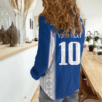 Custom Slovakia Football 2024 Go Champion Women Casual Shirt - Wonder Print Shop