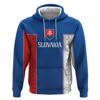 Custom Slovakia Football 2024 Go Champion Zip Hoodie - Wonder Print Shop