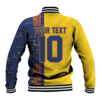 Custom Romania Football 2024 Go Champion Baseball Jacket - Wonder Print Shop