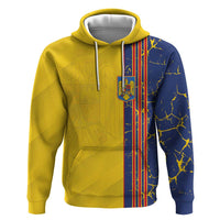 Custom Romania Football 2024 Go Champion Hoodie - Wonder Print Shop
