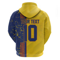Custom Romania Football 2024 Go Champion Hoodie - Wonder Print Shop