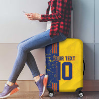 Custom Romania Football 2024 Go Champion Luggage Cover - Wonder Print Shop