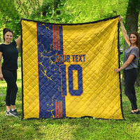 Custom Romania Football 2024 Go Champion Quilt - Wonder Print Shop