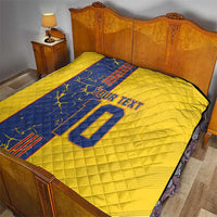 Custom Romania Football 2024 Go Champion Quilt - Wonder Print Shop