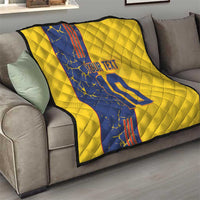 Custom Romania Football 2024 Go Champion Quilt - Wonder Print Shop