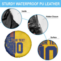 Custom Romania Football 2024 Go Champion Spare Tire Cover - Wonder Print Shop