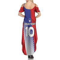 Custom Slovenia Football 2024 Go Champion Family Matching Summer Maxi Dress and Hawaiian Shirt - Wonder Print Shop