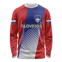 Custom Slovenia Football 2024 Go Champion Long Sleeve Shirt - Wonder Print Shop