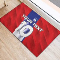 Custom Slovenia Football 2024 Go Champion Rubber Doormat - Wonder Print Shop