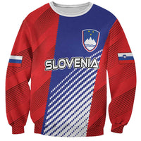 Custom Slovenia Football 2024 Go Champion Sweatshirt - Wonder Print Shop