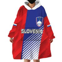 Custom Slovenia Football 2024 Go Champion Wearable Blanket Hoodie - Wonder Print Shop