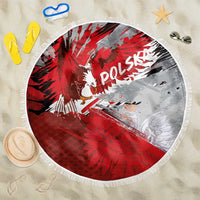 Polska Eagle Beach Blanket Poland Sporty Grunge Style - Wonder Print Shop