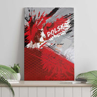 Polska Eagle Canvas Wall Art Poland Sporty Grunge Style - Wonder Print Shop