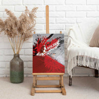 Polska Eagle Canvas Wall Art Poland Sporty Grunge Style - Wonder Print Shop