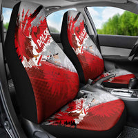 Polska Eagle Car Seat Cover Poland Sporty Grunge Style - Wonder Print Shop