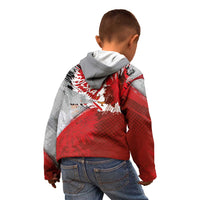 Polska Eagle Kid Hoodie Poland Sporty Grunge Style - Wonder Print Shop