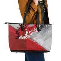 Polska Eagle Leather Tote Bag Poland Sporty Grunge Style - Wonder Print Shop