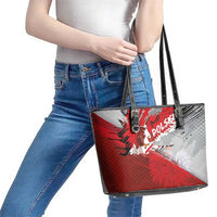 Polska Eagle Leather Tote Bag Poland Sporty Grunge Style - Wonder Print Shop