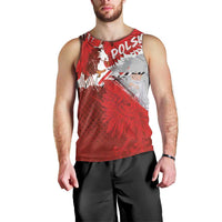 Polska Eagle Men Tank Top Poland Sporty Grunge Style - Wonder Print Shop