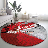 Polska Eagle Round Carpet Poland Sporty Grunge Style - Wonder Print Shop