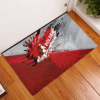 Polska Eagle Rubber Doormat Poland Sporty Grunge Style - Wonder Print Shop