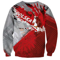 Polska Eagle Sweatshirt Poland Sporty Grunge Style - Wonder Print Shop