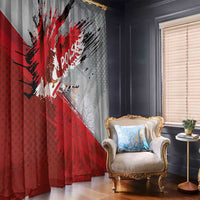 Polska Eagle Window Curtain Poland Sporty Grunge Style - Wonder Print Shop
