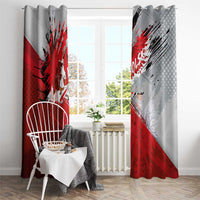 Polska Eagle Window Curtain Poland Sporty Grunge Style - Wonder Print Shop