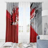 Polska Eagle Window Curtain Poland Sporty Grunge Style - Wonder Print Shop