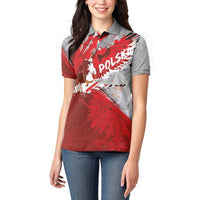 Polska Eagle Women Polo Shirt Poland Sporty Grunge Style - Wonder Print Shop