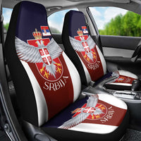 Serbia Car Seat Cover Double Headed Eage Emblem Sporty - Wonder Print Shop