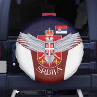 Serbia Spare Tire Cover Double Headed Eage Emblem Sporty - Wonder Print Shop