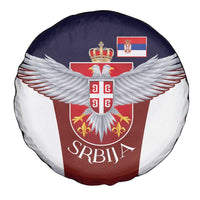 Serbia Spare Tire Cover Double Headed Eage Emblem Sporty - Wonder Print Shop
