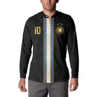 Argentina Football Button Sweatshirt GOAT-Pride of La Albiceleste