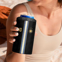 Argentina Football 4 in 1 Can Cooler Tumbler GOAT-Pride of La Albiceleste