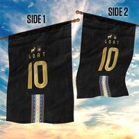 Argentina Football Garden Flag GOAT-Pride of La Albiceleste