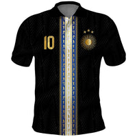Argentina Football Polo Shirt GOAT-Pride of La Albiceleste
