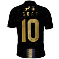 Argentina Football Polo Shirt GOAT-Pride of La Albiceleste