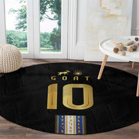 Argentina Football Round Carpet GOAT-Pride of La Albiceleste