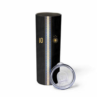 Argentina Football Skinny Tumbler GOAT-Pride of La Albiceleste