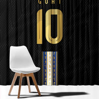 Argentina Football Window Curtain GOAT-Pride of La Albiceleste