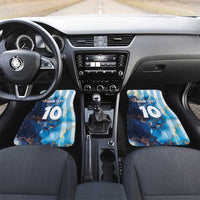 Custom Argentina Football Car Mats La Albiceleste Marble Sky Version