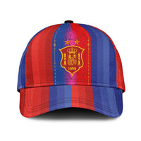 Spain Football Classic Cap Blaugrana Mosaic-Inspired Barcelona Architecture