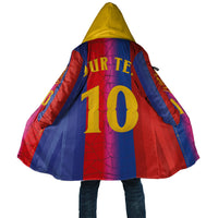 Custom Spain Football Cloak Blaugrana Mosaic-Inspired Barcelona Architecture