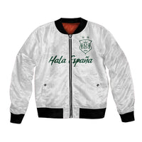 Custom Spain Football Bomber Jacket Royal Madrid-Hala Espana
