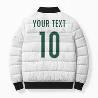 Custom Spain Football Bomber Puffer Jacket Royal Madrid-Hala Espana