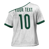 Custom Spain Football Cross Shoulder Shirt Royal Madrid-Hala Espana