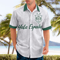 Custom Spain Football Hawaiian Shirt Royal Madrid-Hala Espana